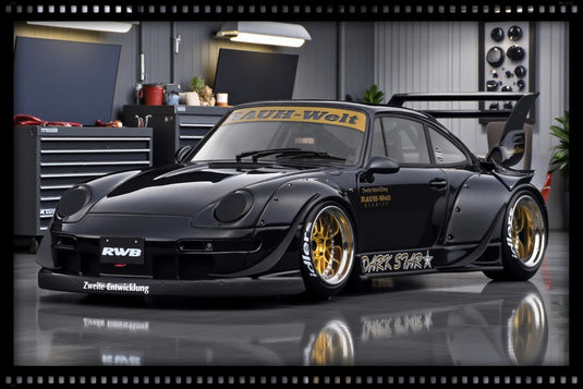 Porsche RWB 993 Black IGNITION MODEL 1:18