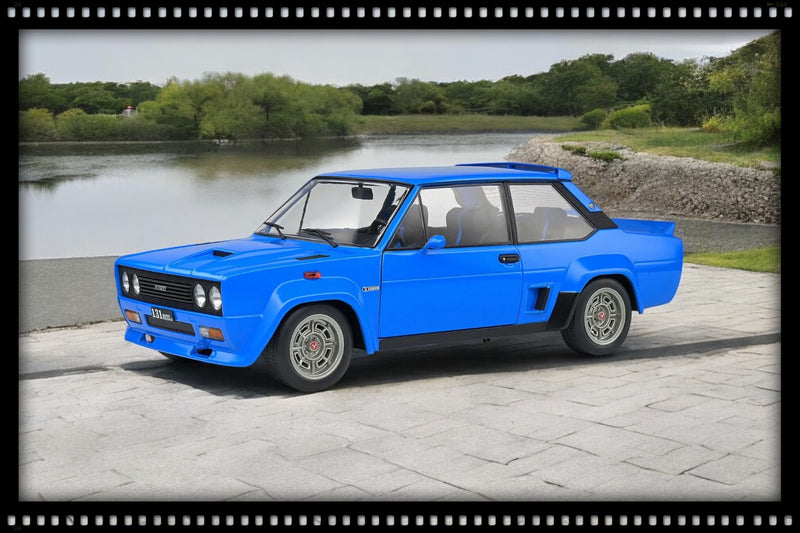 Load image into Gallery viewer, Fiat 131 ABARTH BLUE 1980 SOLIDO 1:18
