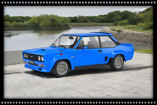 Fiat 131 ABARTH BLUE 1980 SOLIDO 1:18
