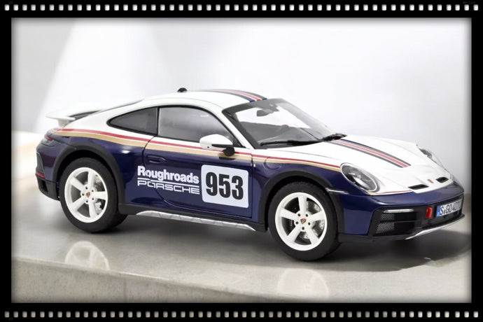 Porsche 911 Dakar 2023 Roughroads Blue/White/Gold/Red NOREV 1:18