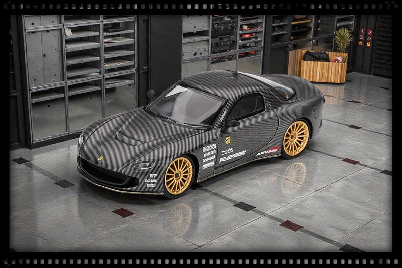 Laad de afbeelding in de Gallery-viewer, Mazda RX7 (FD3S) RE-AMEMIYA MATSUKIYO KOKU 3 ROTOR NA-7 TAS 2025 BEST AFGESTEMDE AUTO PRIJS 2025 (RHD) MINI GT 1:64
