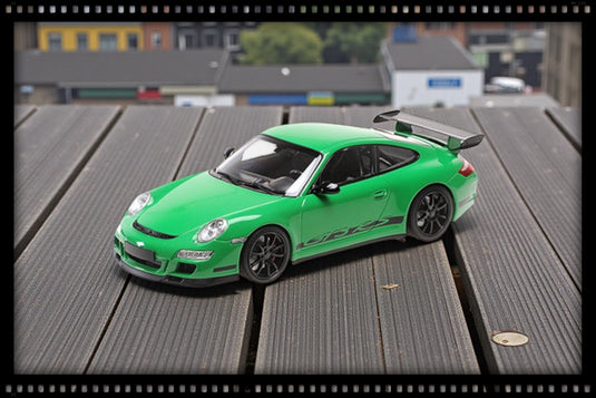 Porsche 911 (997.1) GT3 RS 2007 GREEN MINICHAMPS 1:18