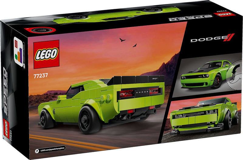 Chargez l'image dans la visionneuse de la galerie, DODGE CHALLENGER SRT HELLCAT VERT LEGO SPEED CHAMPIONS
