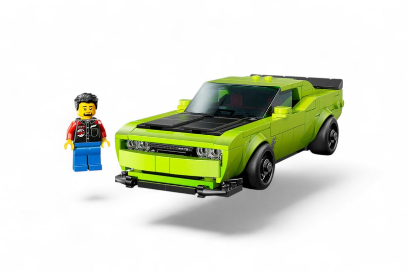 Chargez l'image dans la visionneuse de la galerie, DODGE CHALLENGER SRT HELLCAT VERT LEGO SPEED CHAMPIONS
