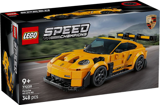 PORSCHE 911 GT3 RS SUPERCAR ORANGE LEGO SPEED CHAMPIONS