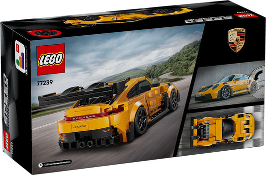 PORSCHE 911 GT3 RS SUPERCAR ORANGE LEGO SPEED CHAMPIONS