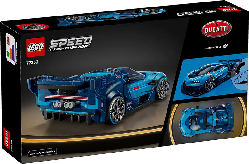 Laad de afbeelding in de Gallery-viewer, BUGATTI VISION GT BLAUW LEGO SPEED CHAMPIONS
