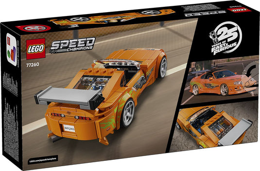 TOYOTA SUPRA MK4 ORANJE FAST&FURIOUS LEGO SPEED CHAMPIONS