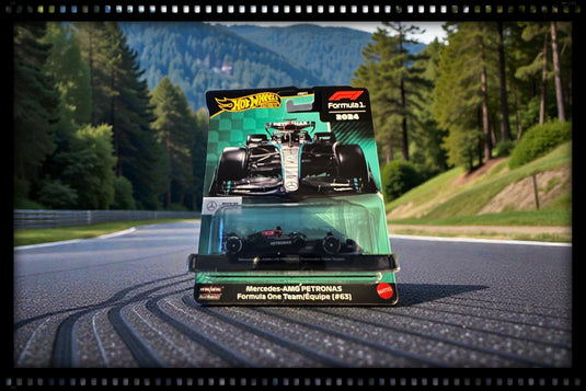 F1 2024 MERCEDES-AMG PETRONAS Racing (#63) HOT WHEELS 1:64