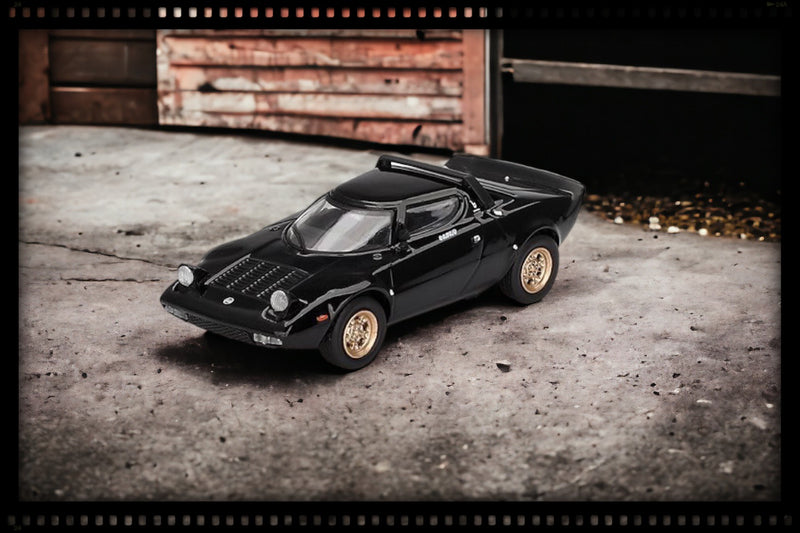 Load image into Gallery viewer, LANCIA STRATOS HF STRADALE NERO 1973 MINI GT 1:64
