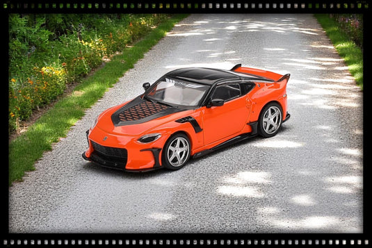 Nissan Z VEILSIDE FFZ400 ORANGE 2024 (LHD) MINI GT 1:64