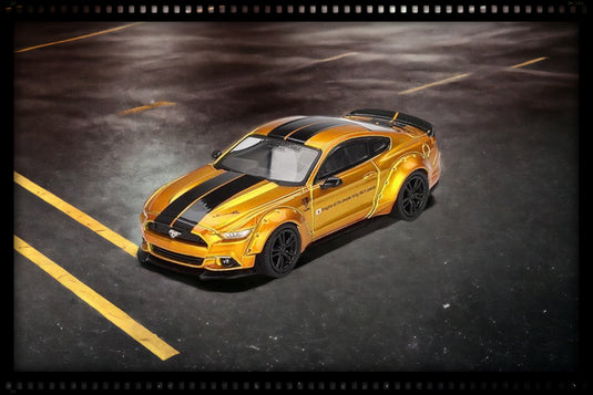 Ford MUSTANG LB-WORKS LB GOLD 2017 (LHD) MINI GT 1:64