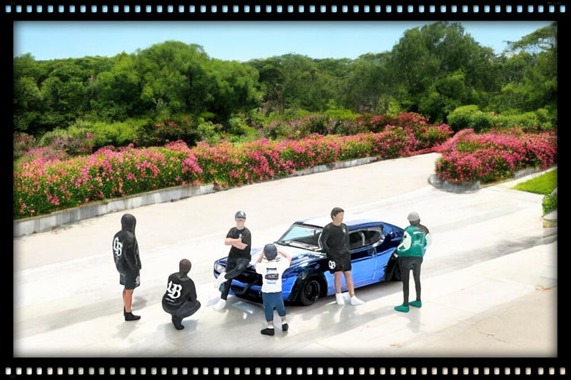 Load image into Gallery viewer, The LB*NATION LBWK Figure set (Car not included) AMERICAN DIORAMA 1:64
