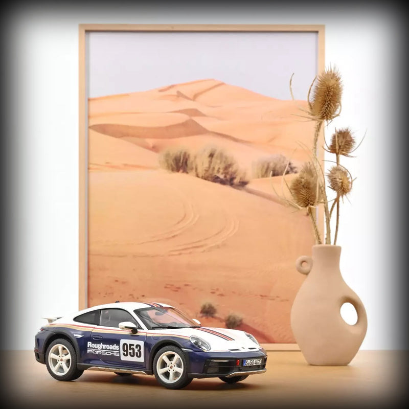 Load image into Gallery viewer, Porsche 911 Dakar 2023 Roughroads Blue/White/Gold/Red NOREV 1:18
