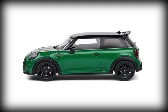 Mini COOPER JOHN WORKS BRITISH RACING GREEN 2023 SOLIDO 1:43