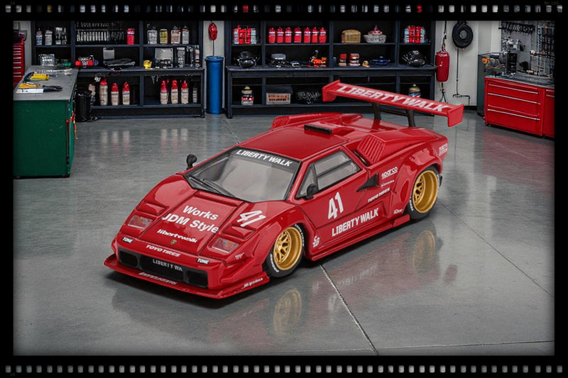 Load image into Gallery viewer, Lamborghini COUNTACH LB- WORKS RED 2025 (LHD) MINI GT 1:64
