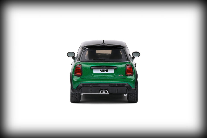 Load image into Gallery viewer, Mini COOPER JOHN WORKS BRITISH RACING GREEN 2023 SOLIDO 1:43
