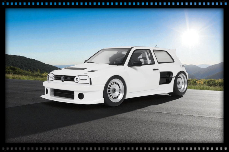 Load image into Gallery viewer, Volkswagen GOLF III KHYZYL SALEEM WHITE 2024 OTTOmobile 1:18
