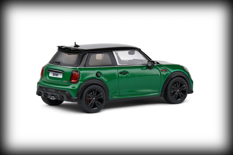 Load image into Gallery viewer, Mini COOPER JOHN WORKS BRITISH RACING GREEN 2023 SOLIDO 1:43

