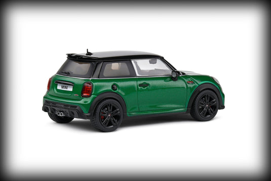 Mini COOPER JOHN WORKS BRITISH RACING GREEN 2023 SOLIDO 1:43
