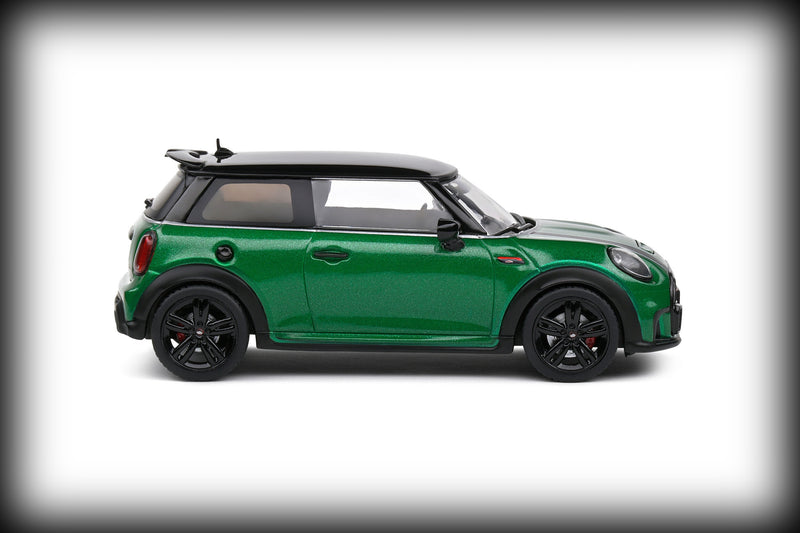 Load image into Gallery viewer, Mini COOPER JOHN WORKS BRITISH RACING GREEN 2023 SOLIDO 1:43
