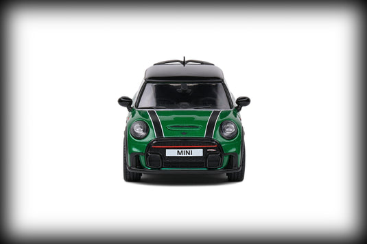 Mini COOPER JOHN WORKS BRITISH RACING GREEN 2023 SOLIDO 1:43