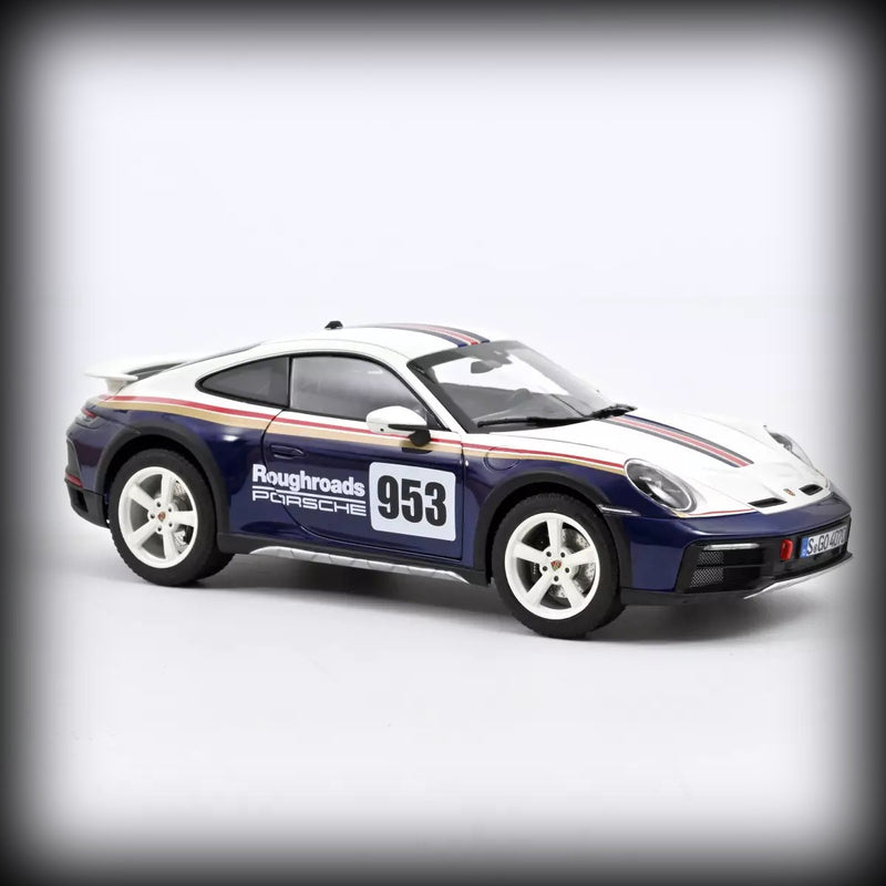 Load image into Gallery viewer, Porsche 911 Dakar 2023 Roughroads Blue/White/Gold/Red NOREV 1:18
