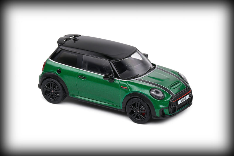Load image into Gallery viewer, Mini COOPER JOHN WORKS BRITISH RACING GREEN 2023 SOLIDO 1:43
