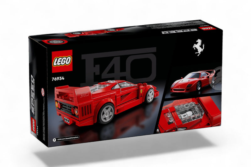 Laad de afbeelding in de Gallery-viewer, FERRARI F40 SUPERCAR ROOD LEGO SPEED CHAMPIONS
