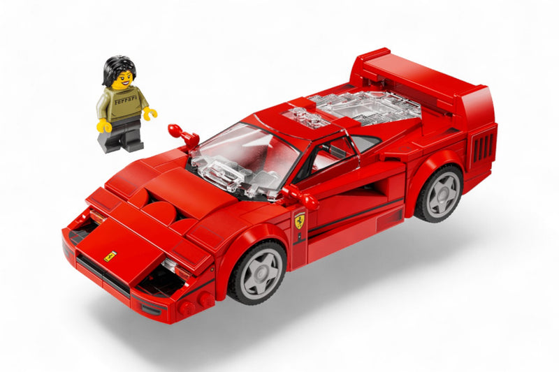 Laad de afbeelding in de Gallery-viewer, FERRARI F40 SUPERCAR ROOD LEGO SPEED CHAMPIONS
