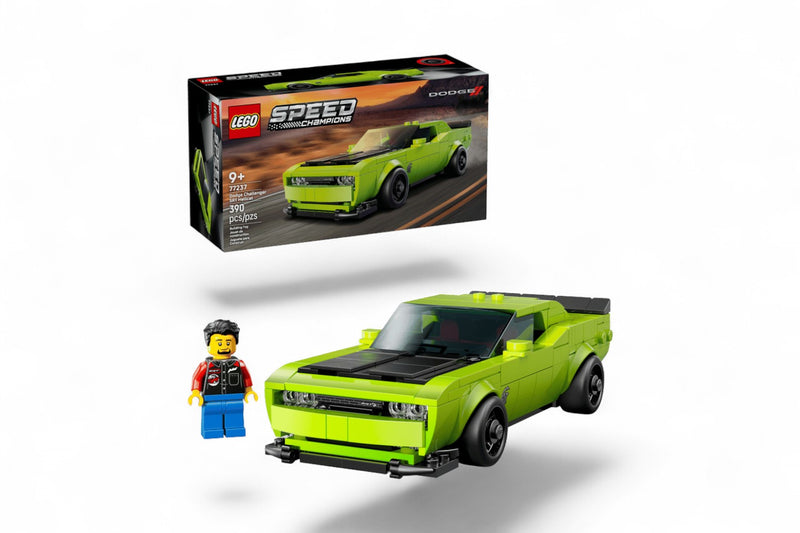 Chargez l'image dans la visionneuse de la galerie, DODGE CHALLENGER SRT HELLCAT VERT LEGO SPEED CHAMPIONS
