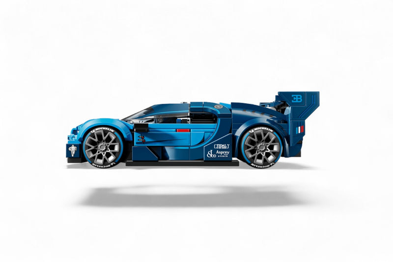 Laad de afbeelding in de Gallery-viewer, BUGATTI VISION GT BLAUW LEGO SPEED CHAMPIONS
