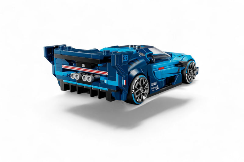 Laad de afbeelding in de Gallery-viewer, BUGATTI VISION GT BLAUW LEGO SPEED CHAMPIONS
