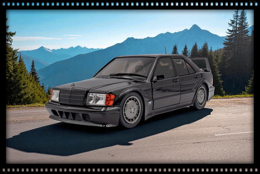 MERCEDES-BENZ 190 (W201) EVO II SOLIDO WORKS BLACK 1990 SOLIDO 1:18