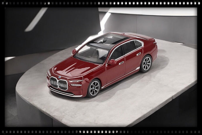 Bmw I7 XDRIVE60 AVENTURIN RED 2023 (LHD) MINI GT 1:64