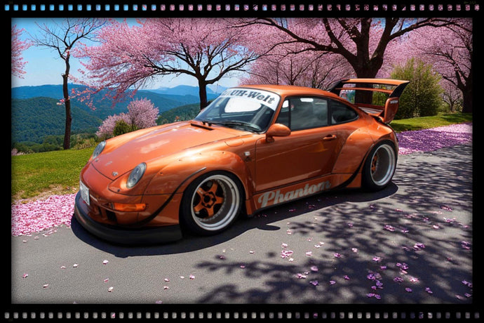 Porsche RWB BODYKIT PHANTOM ORANGE METALLIC 2016 SOLIDO 1:43