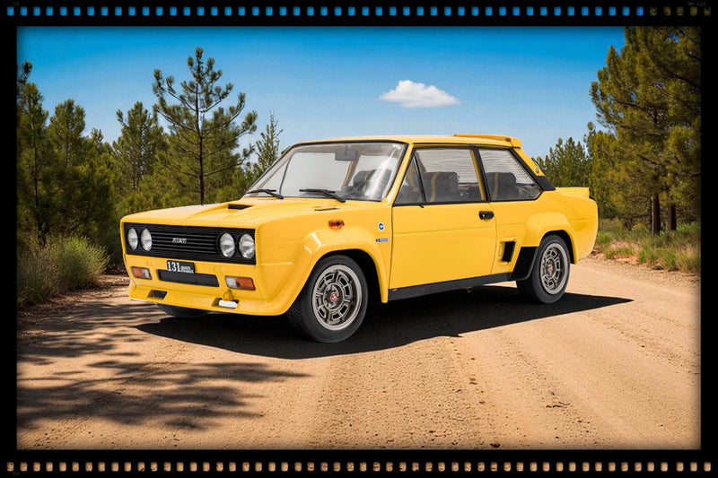 Load image into Gallery viewer, Fiat 131 ABARTH YELLOW 1980 SOLIDO 1:18
