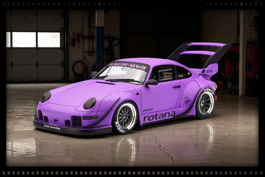 Porsche RWB BODYKIT ROTANA MAT PURPLE 2013 SOLIDO 1:43