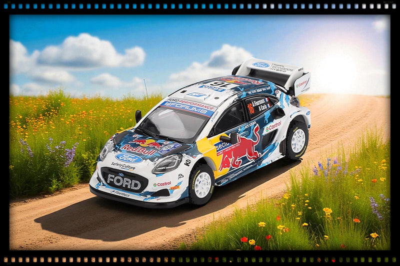 Load image into Gallery viewer, Ford PUMA RALLY 1 #16 M- SPORT FORD WRT RALLY FINLAND 3RD PLACE 2004 (LHD) MINI GT 1:64
