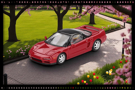 Honda NSX PROTOTYPE MIDSHIP SPORTS AYRTON SENNA W/ FIGURE 1989 (LHD) MINI GT 1:64