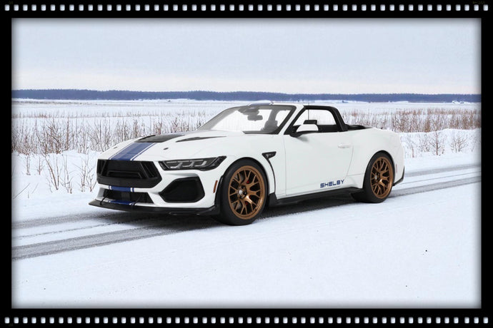 Ford SHELBY MUSTANG SUPERSNAKE WHITE 2025 GT SPIRIT 1:18