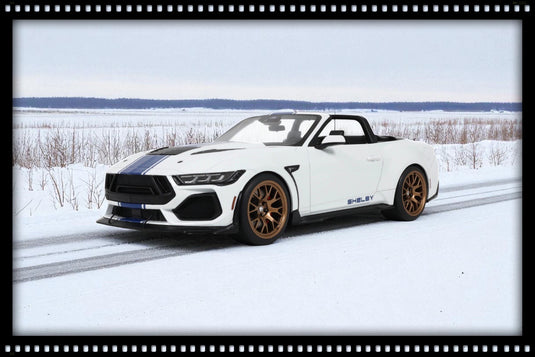 Ford SHELBY MUSTANG SUPERSNAKE WHITE 2025 GT SPIRIT 1:18