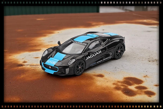 Jaguar C-X75 BLACK JAGUAR C- X75 BLACK 2010 (LHD) MINI GT 1:64