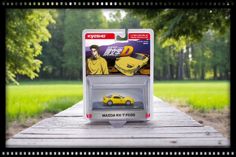 Load image into Gallery viewer, Mazda RX7 SAVANA (FC3S) INITIAL D 1995 KYOSHO 1:64
