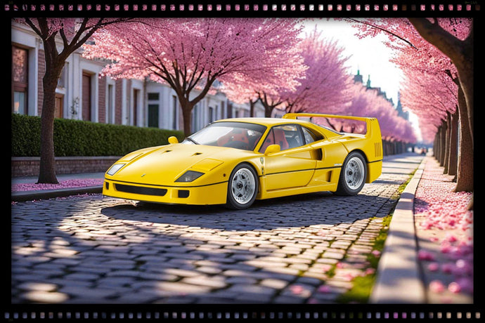 Ferrari F40 YELLOW KYOSHO 1:18