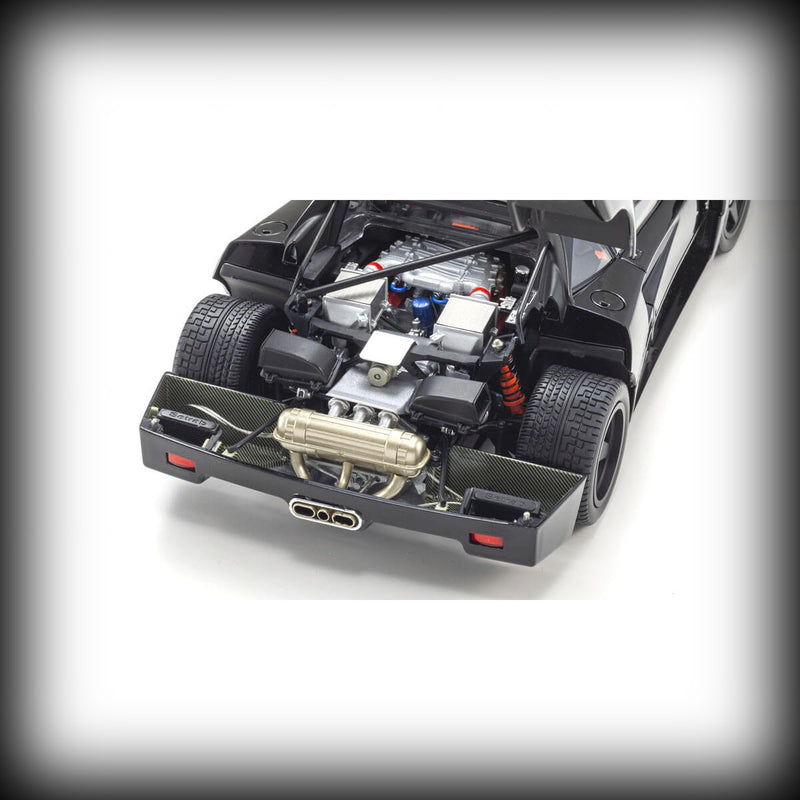 Load image into Gallery viewer, Ferrari F40 (1987) BLACK – KYOSHO 1:18 Scale Model – Iconic Supercar Replica
