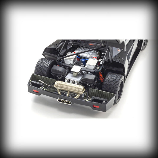 Ferrari F40 (1987) BLACK – KYOSHO 1:18 Scale Model – Iconic Supercar Replica