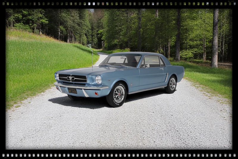 Load image into Gallery viewer, Ford MUSTANG V8 HARDTOP SILVER BLUE PONY 1965 OTTOmobile 1:12
