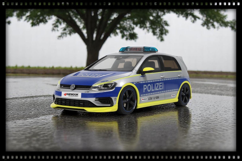 Load image into Gallery viewer, Volkswagen GOLF VII R OETTINGER POLIZEI GREY 2018 OTTOmobile 1:18
