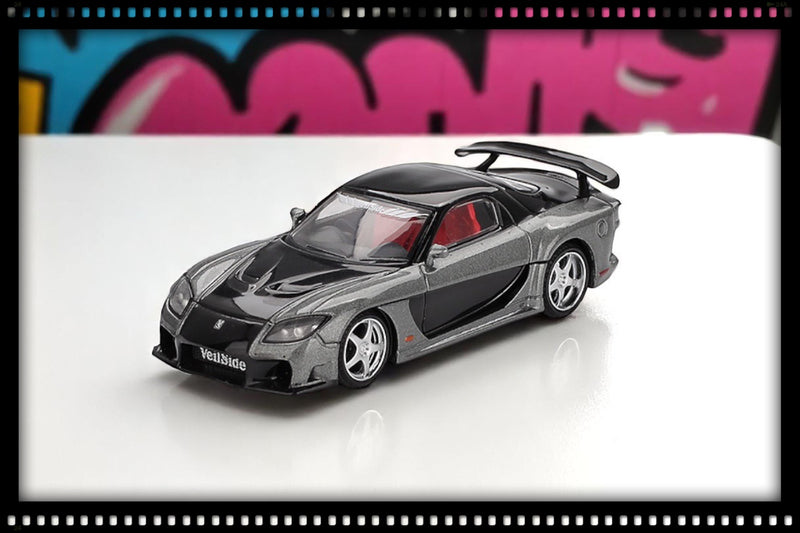 Load image into Gallery viewer, Mazda RX7 (FD3S) VEILSIDE FORTUNE GREY 2011 (LHD) MINI GT 1:64
